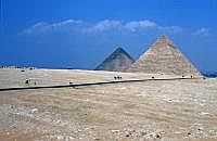 Gizeh: Cheops- und Chephren-Pyramide
