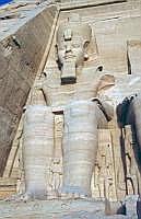 Abu Simbel: Der Groe Tempel, Statue Ramses II.