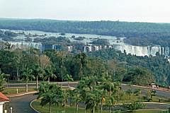 Iguau-Wasserflle: Blick vom Hotel das Cataratas