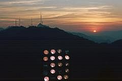 Christus-Statue Cristo Redentor: Sonnenuntergang