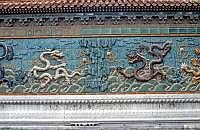 Peking: Verbotene Stadt - Neun-Drachen-Mauer Detail