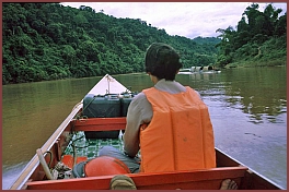 Mit dem Speedboat auf dem Nam Ou