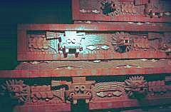 Museo Nacional de Antropologa: Quetzalcoatatl-Wandrekonstruktion