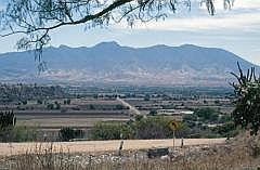 Landschaft bei Yagul