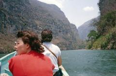 Fahrt auf dem Ro Grijalva durch die Sumidero-Schlucht