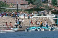 Bootsanlegestelle Chiapa de Corzo fr Fahrten auf dem Ro Grijalva und in die Sumidero-Schlucht