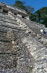 Palenque: Tempel der Inschriften - Aufstieg