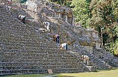 Palenque: Restaurierungsarbeiten