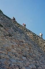 Uxmal: Pyramide des Zauberers - Aufstieg