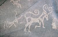 Chilas: Felsbilder am Indus - Teilweise schon steinzeitliche Zeichnungen