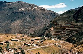 Inka-Terrassen in Pisac