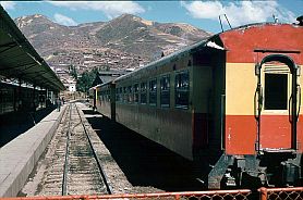 Bahnhof in Cuzco