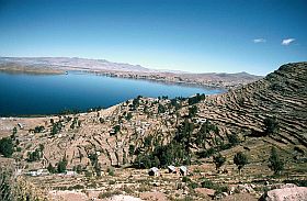 Landschaft am Titicacasee