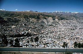 Blick auf La Paz