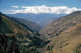 Gebirgslandschaft bei Huancayo
