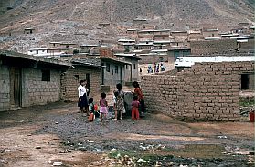 Siedlung in Cerro de Pasco