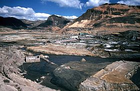 Mine zwischen Cerro de Pasco und La Oroya