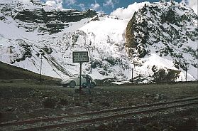 Bahnlinie am Ticlio-Pass