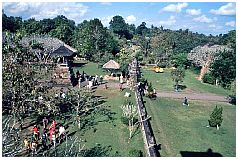 Mengwi - Pura Taman Ayun; Blick vom Kulkul