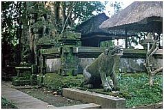 Ubud - Monkey Forest: Totentempel Pura Dalem Agung Padang Tegal