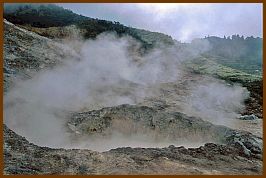 Dieng Plateau - vulkanische Aktivitt