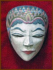 Yogyakarta - Wayang Topeng Maske