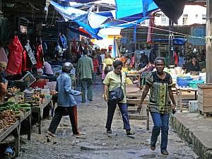 Pasar Impres, der Hauptmarkt