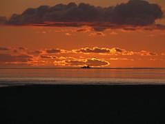 Insel Rani: Sonnenuntergang