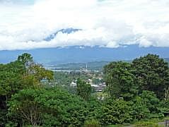 Blick auf Manokwari vom Bukit Doa an der Strae nach Amban