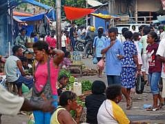 Hauptmarkt in Manokwari