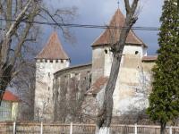 Honigberg/Harman - Kirchenburg Auenmauer und Trme