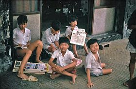Saigon: Zeitungsjungen