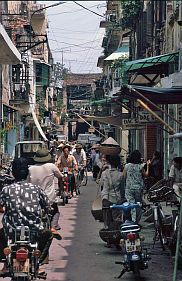 Hanoi-Altstadt: Gassen