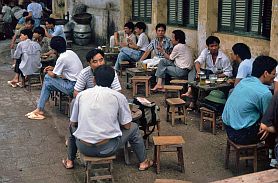 Hanoi-Altstadt: Straenlokal