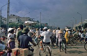 Hanoi: Straenverkehr - rush hour
