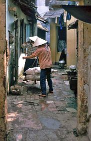 Hanoi-Altstadt: Gassen